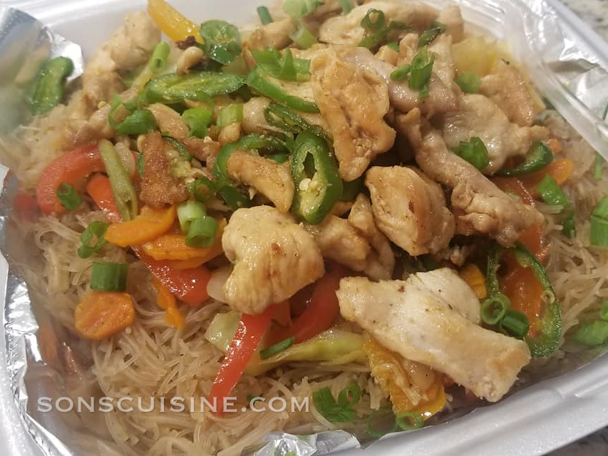 Spicy Chicken Pancit